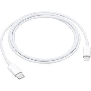 Apple - MM0A3AM/A 3.3' USB Type C-to-Lightning Charging Cable - White